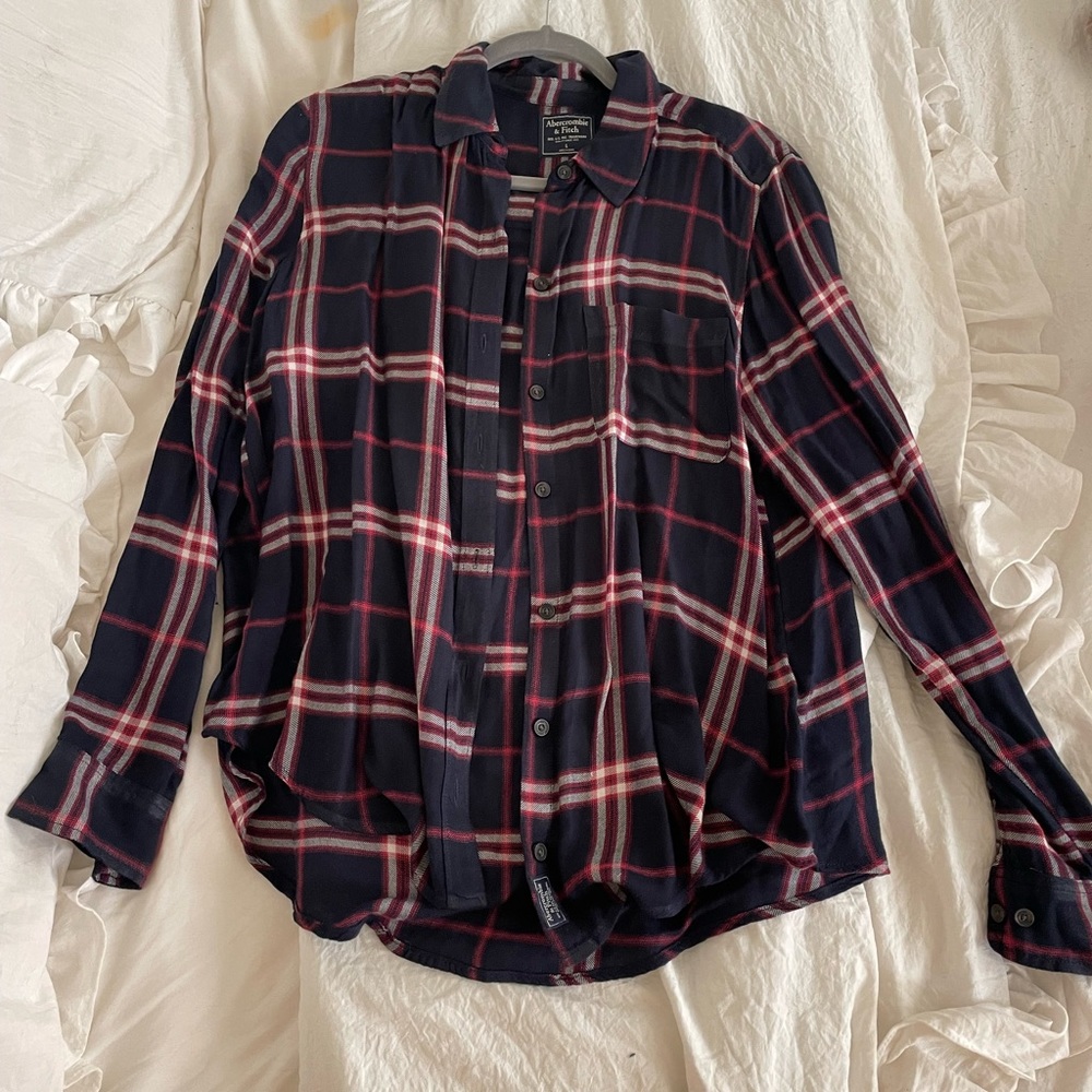 Abercrombie and Fitch Plaid Button-up